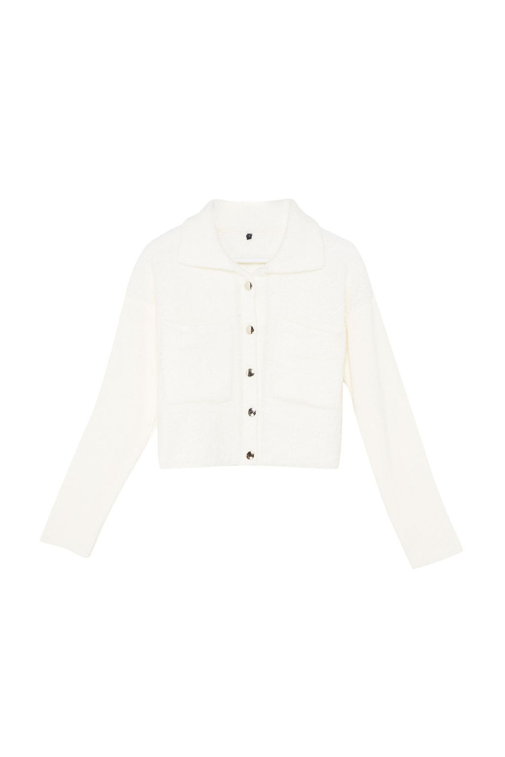 TRENDYOLMILLA Kemik Buklet Polo Yaka Mont Gorunumlu Triko H?rka TWOAW25HI00076  фото 7