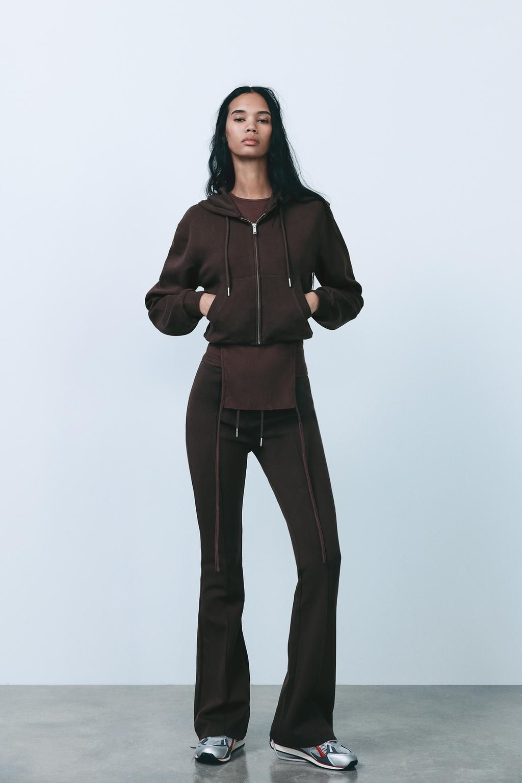 INTERLOCK CROPPED SWEATSHIRT - Zara фото 2