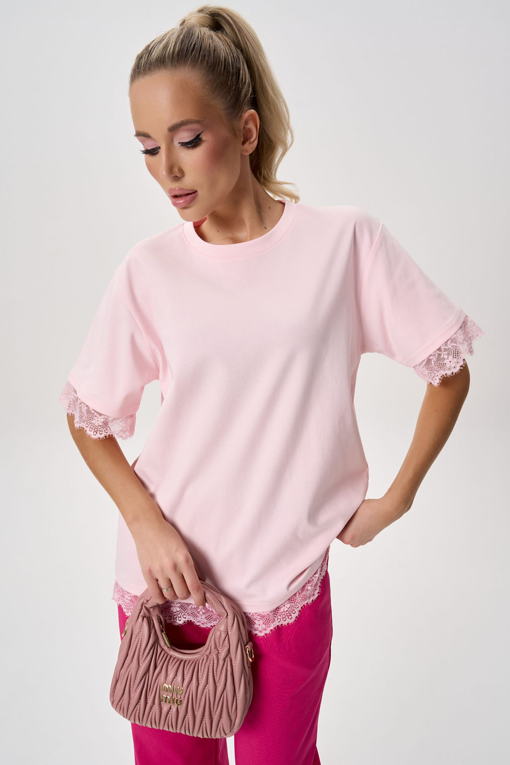 Футболка Бэль (розовый) - Эльза фото 9