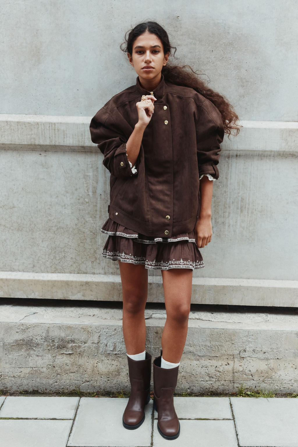 Cazadora biker oversize - H&m фото 7