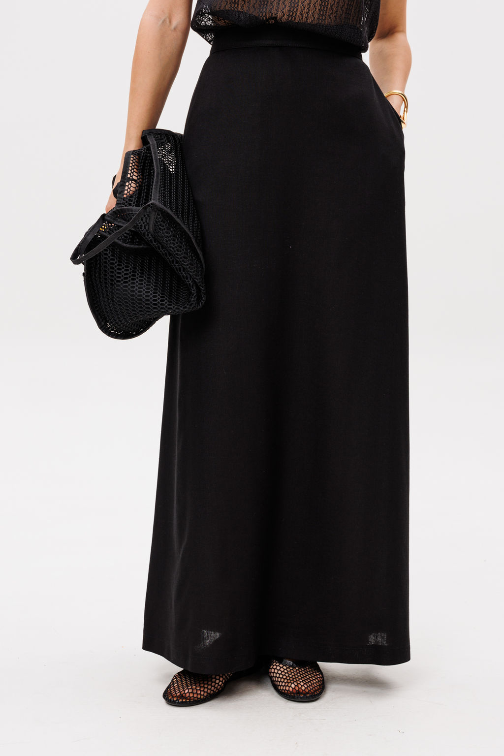 Юбка Eola 2857 из льна миди  фото 4