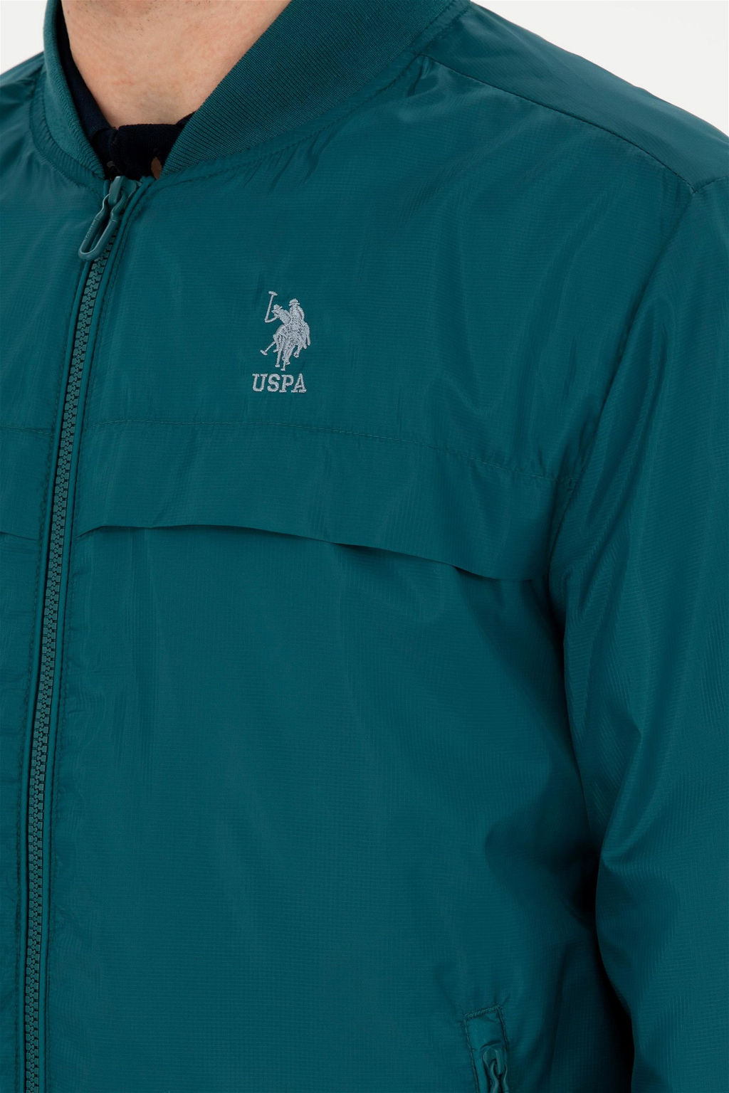 Мужское темно-зеленое пальто Неожиданная скидка в корзине - U.s. polo assn фото 7