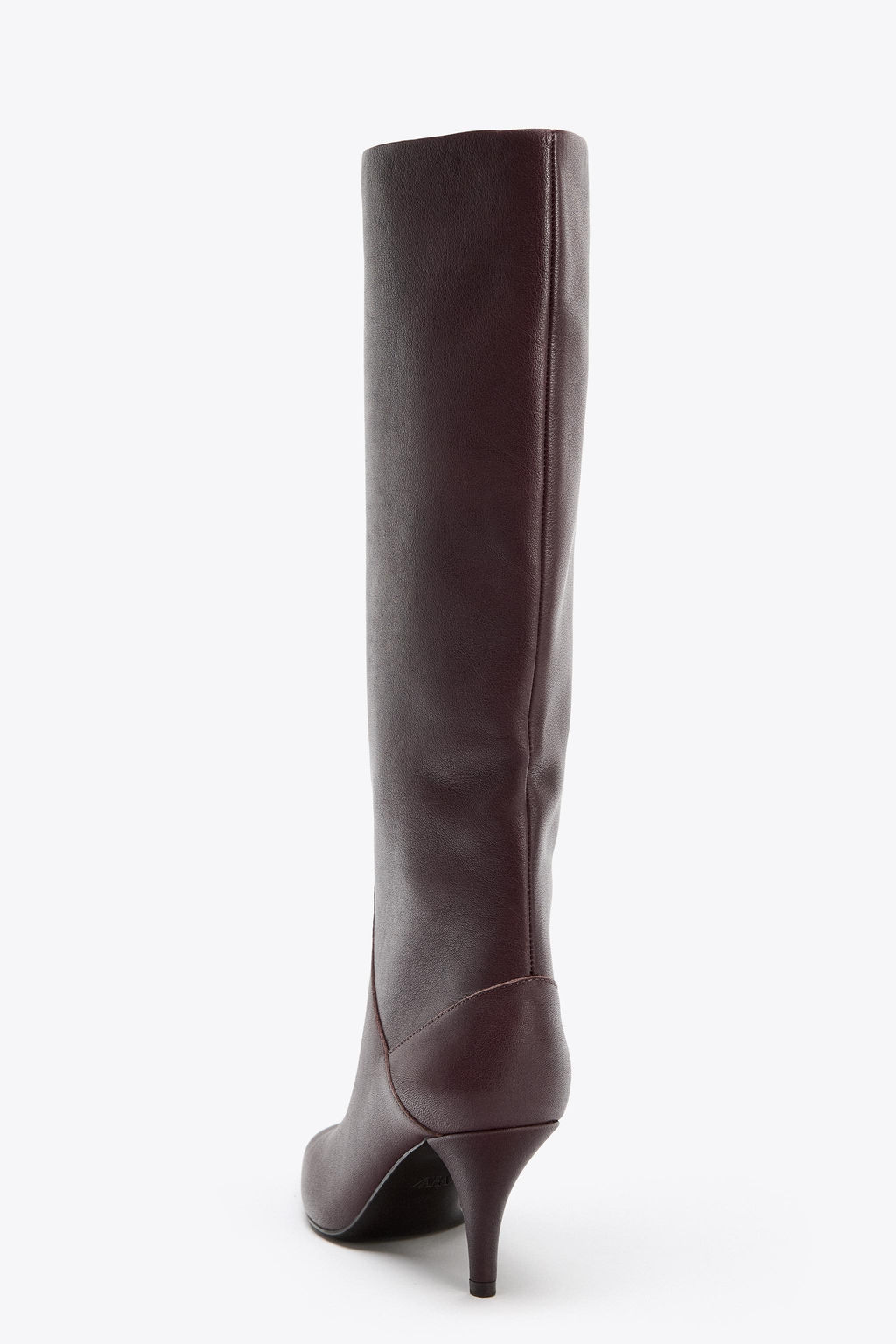 LEATHER HEELED BOOTS - Zara фото 7