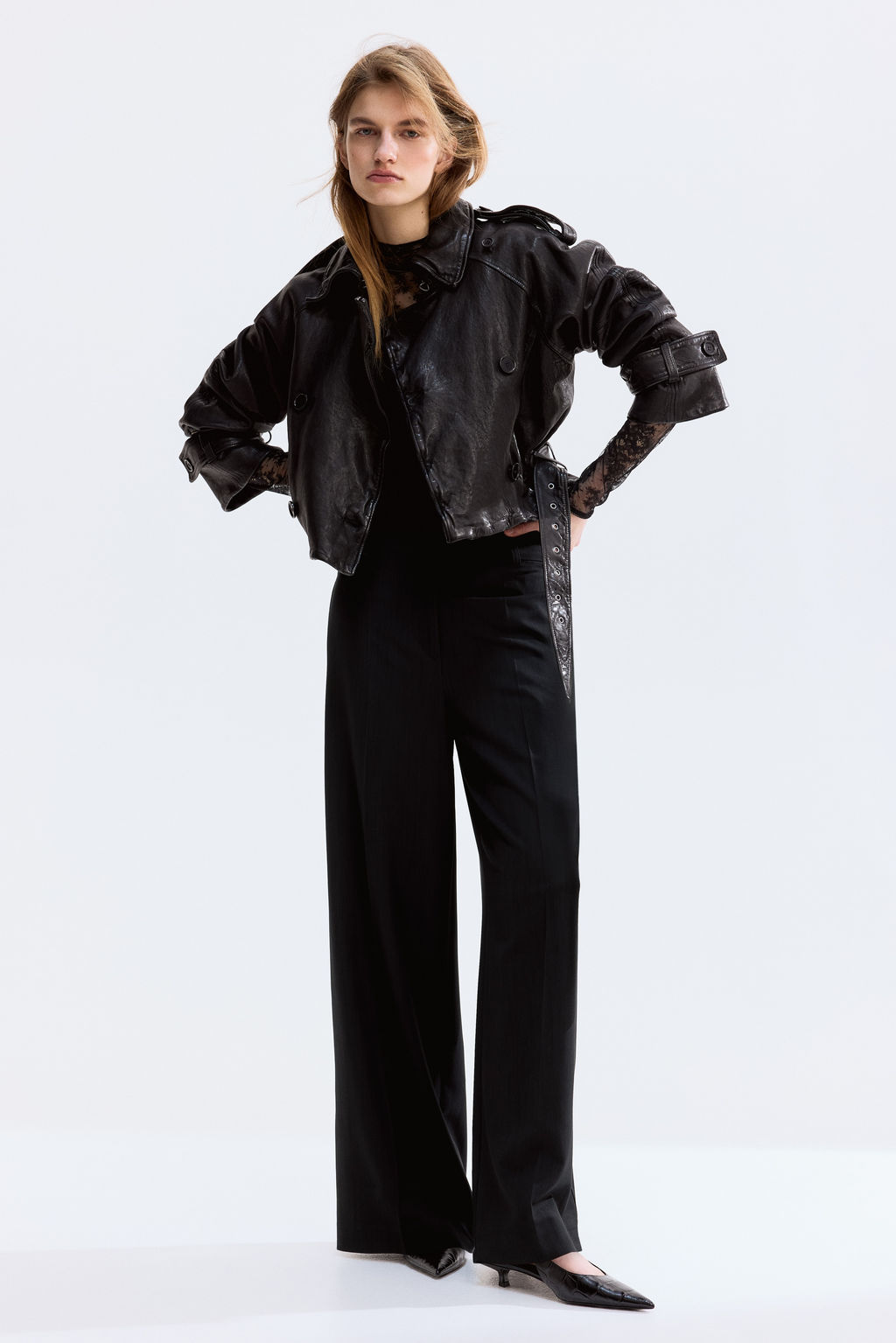Wide tailored trousers - H&m фото 9