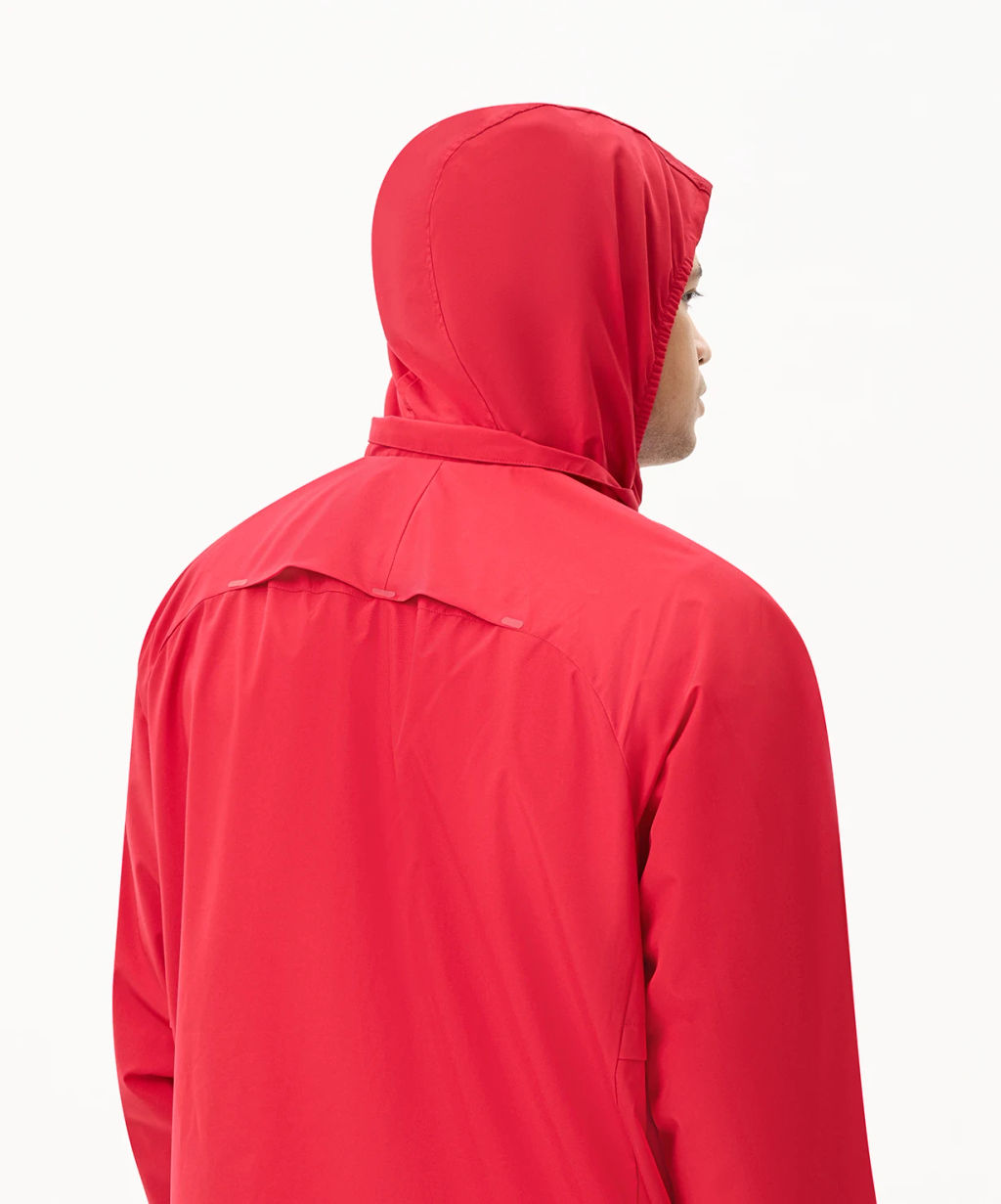 Куртка ветрозащитная JOGEL PREMIER PerFormPROOF FZ Rain Jacket, красный  фото 9