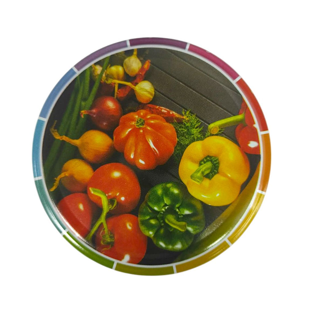 20шт. Крышка "твист-офф" d82мм (литография) "Времена года"