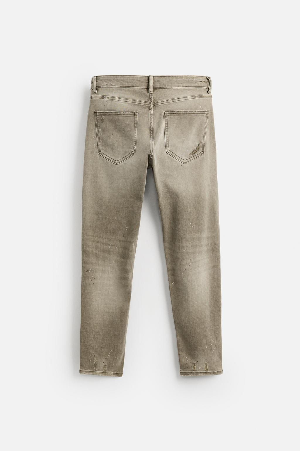 RIPPED SKINNY FIT JEANS - Zara фото 16