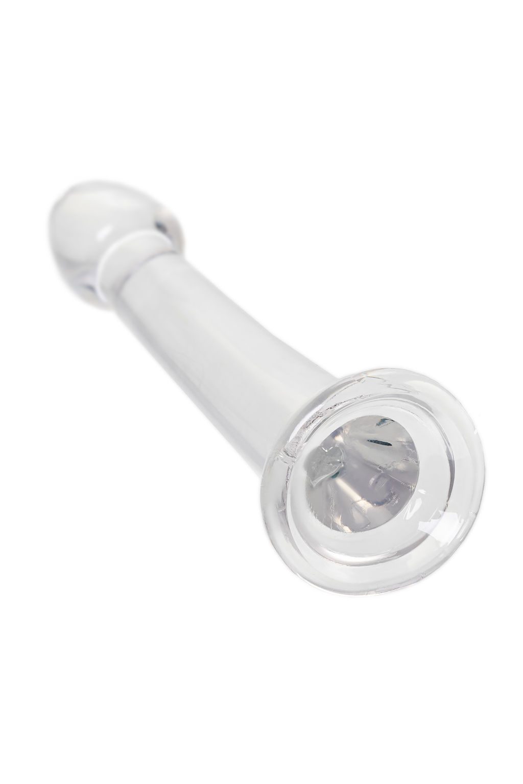 Нереалистичный фаллоимитатор TOYFA Basic Jelly Dildo S, TPE, прозрачный, 15,5 см