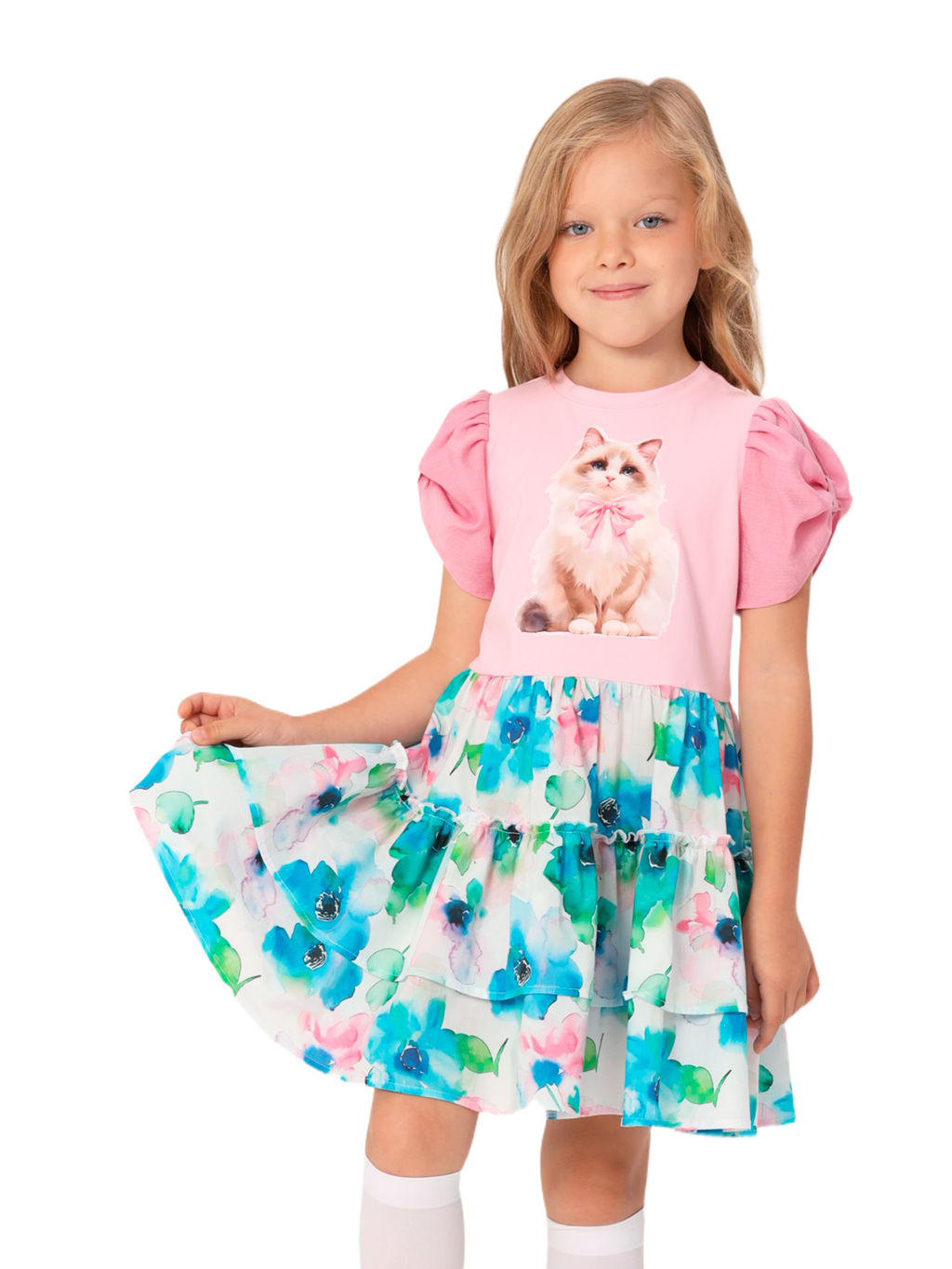 Платье для девочки О57232 - Карамелли фото 8