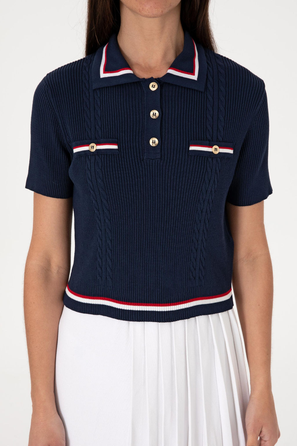 Kad_n Lacivert Kazak Sepette S_rpriz _ndirim - U.s. polo assn фото 6