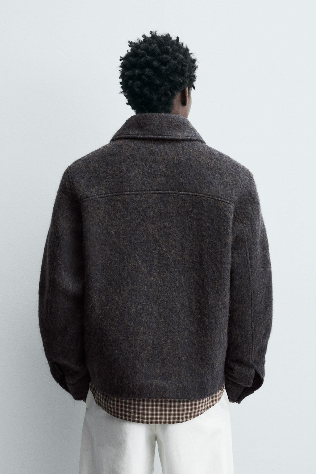 CROPPED TEXTURED OVERSHIRT - Zara фото 3