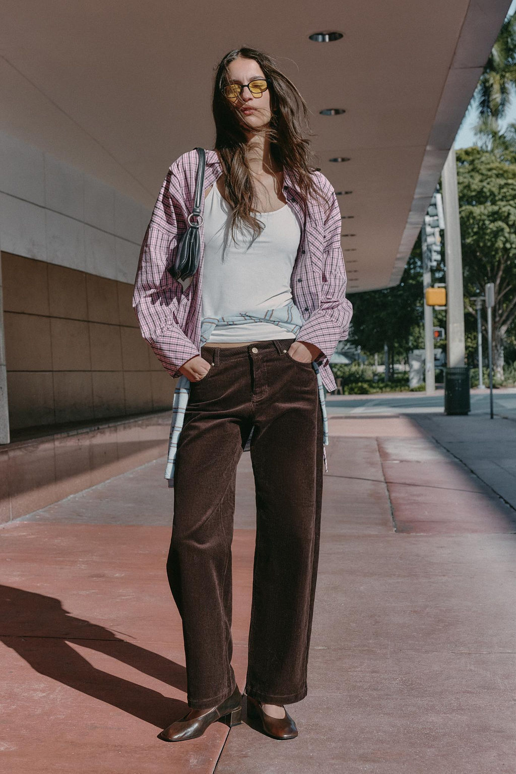STRAIGHT-LEG CORDUROY TROUSERS - Zara фото 9