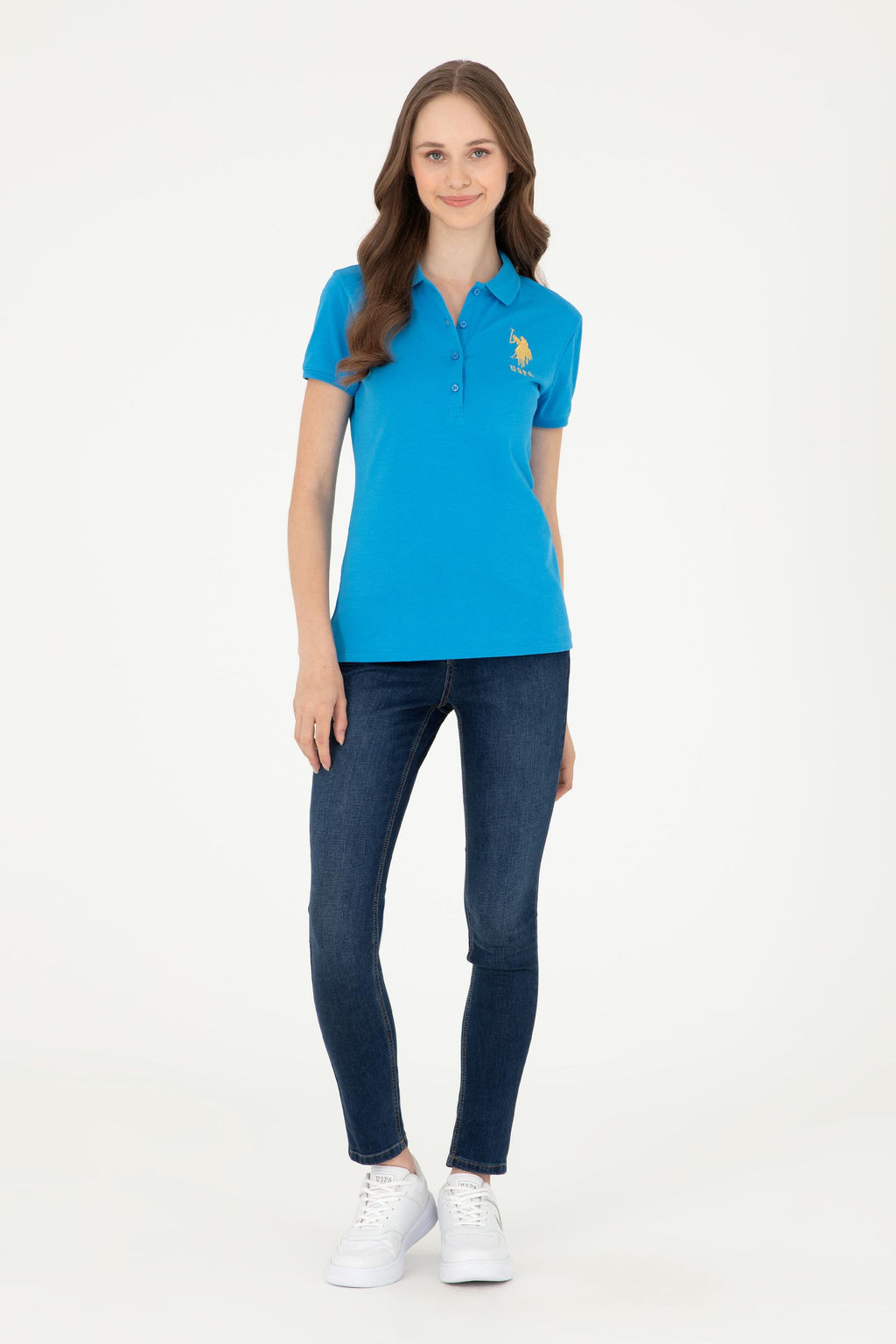 Женская базовая футболка Saks Неожиданная скидка в корзине - U.s. polo assn фото 4