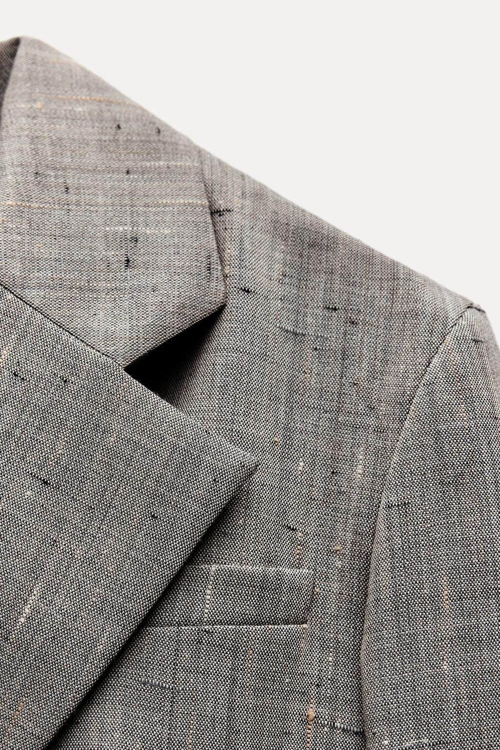 ZW COLLECTION 100% WOOL BLAZER - Zara фото 5