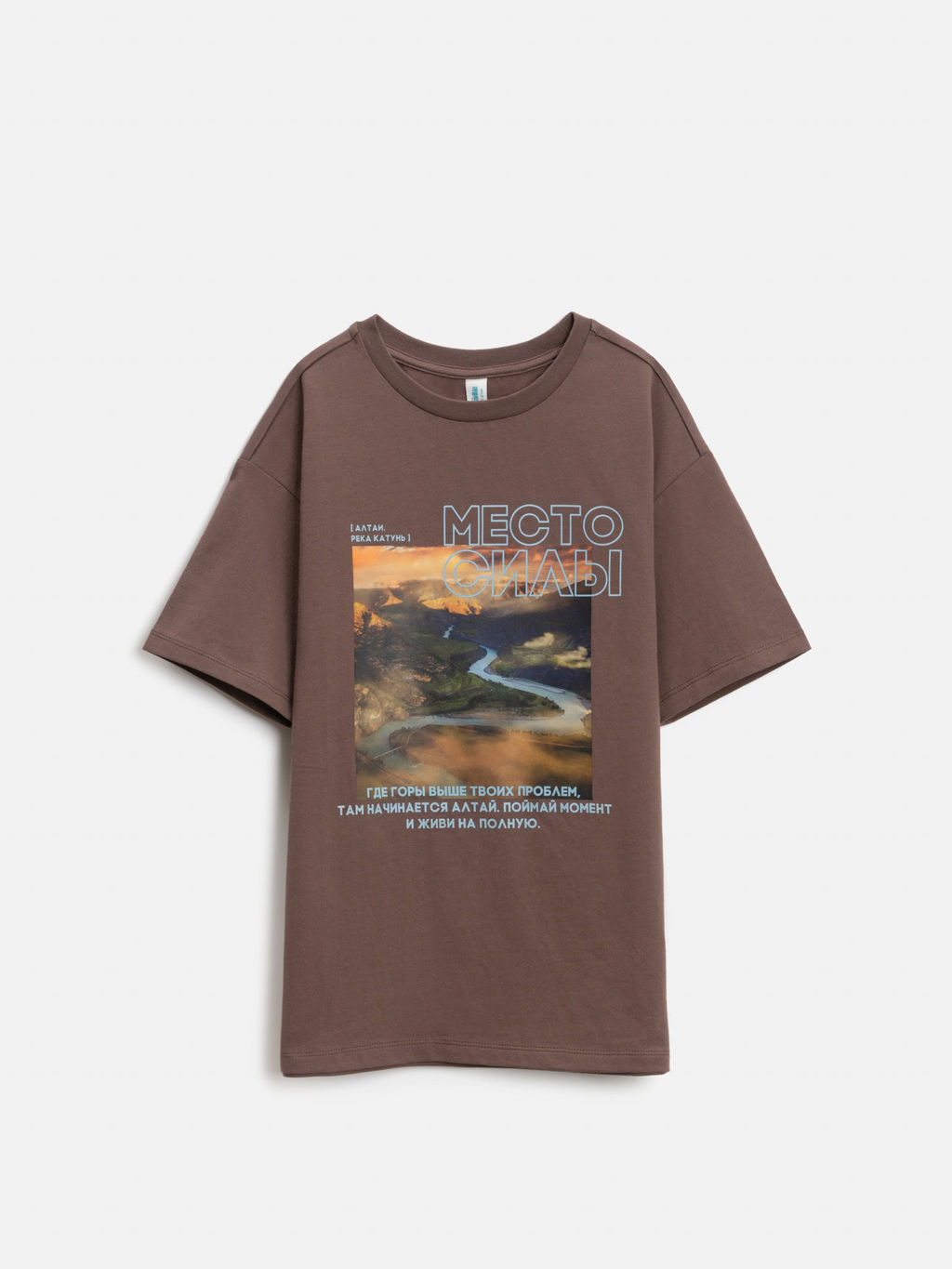 ACOOLA / Футболка детская для девочек Raksha коричневый  фото 3