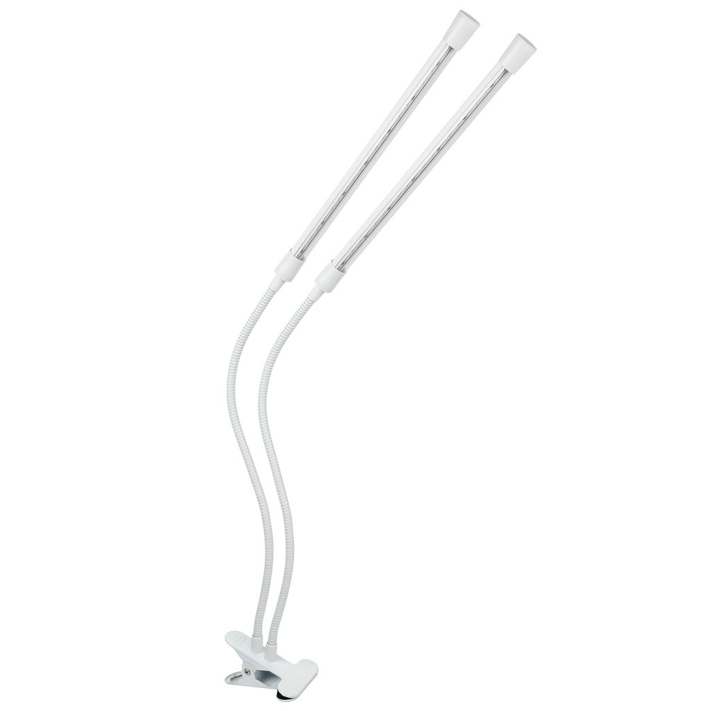 ULT-P33-15W/SPLE/TM IP40 WHITE Светильник для растений светодиодный с таймером, на прищепке. Спектр для фотосинтеза. TM Uniel