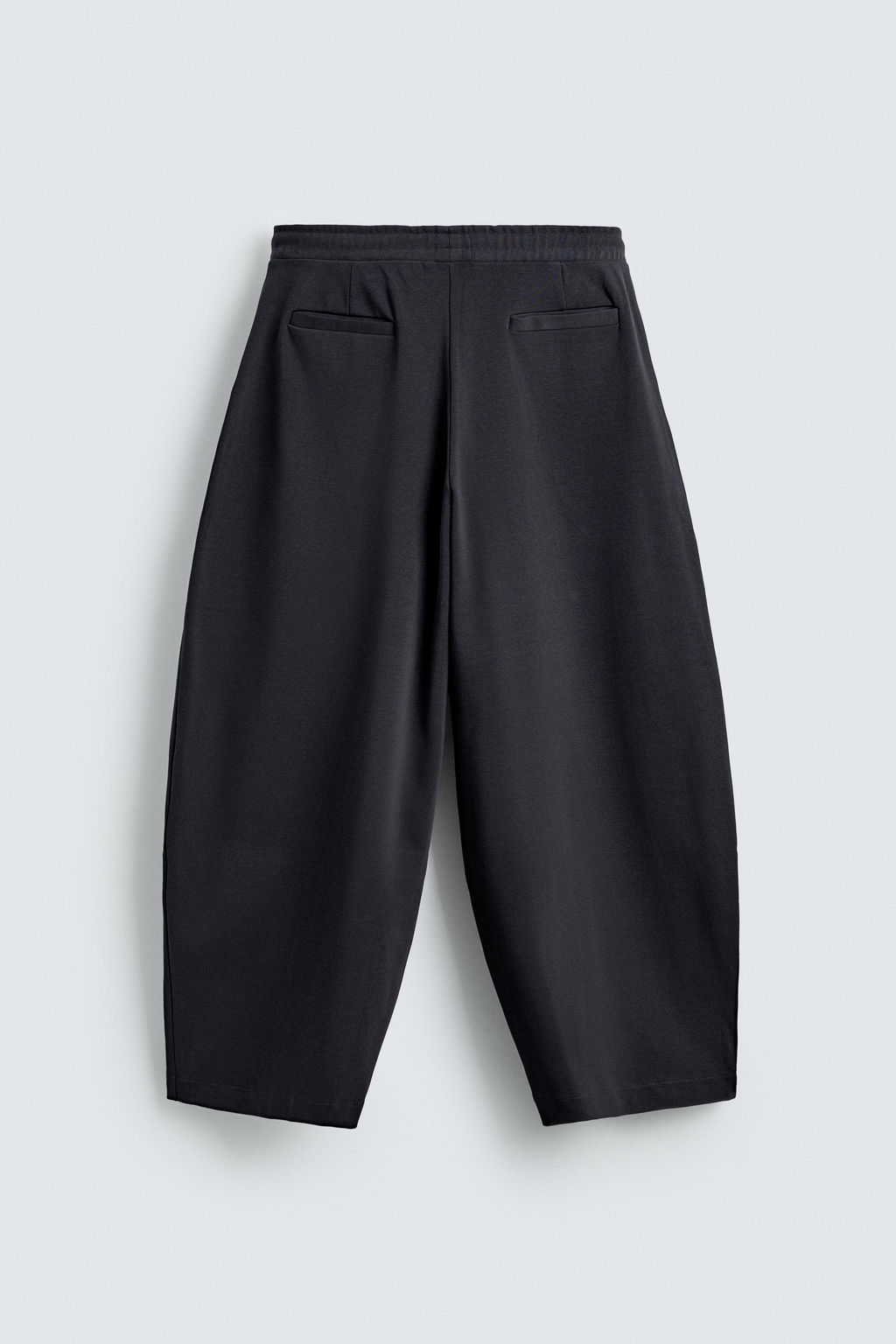 PANTAL?N JOGGER BALLOON FIT ESTRUCTURA RIB / Azul - Zara фото 7