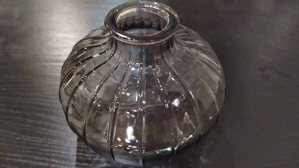 Ваза стекло, настольная, 10х4 см, Шар, Y6-6369, в ассортименте (426369) /DANIKS/  фото 3