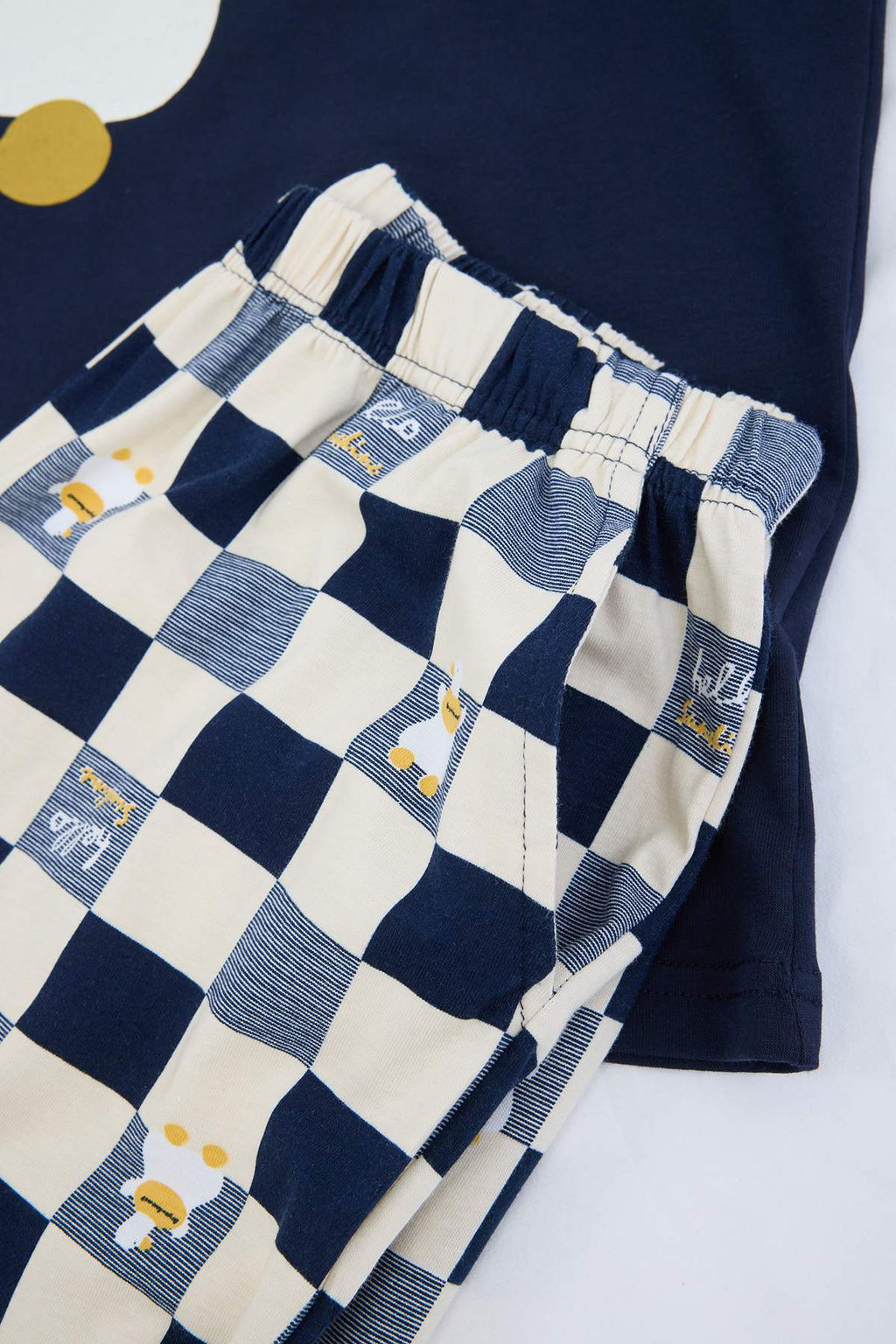 Mavi Regular Fit Ordek Desenli Orme Pijama Tak?m? TMNAW26PT00008 - Trendyolmilla фото 5