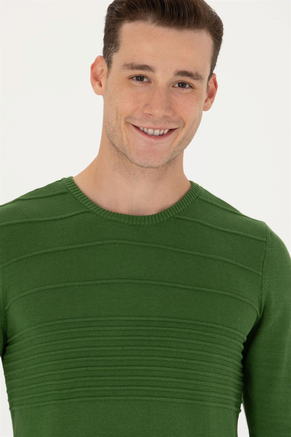 U. S. Polo Assn Мужской зеленый свитер - U.s. polo assn фото 9