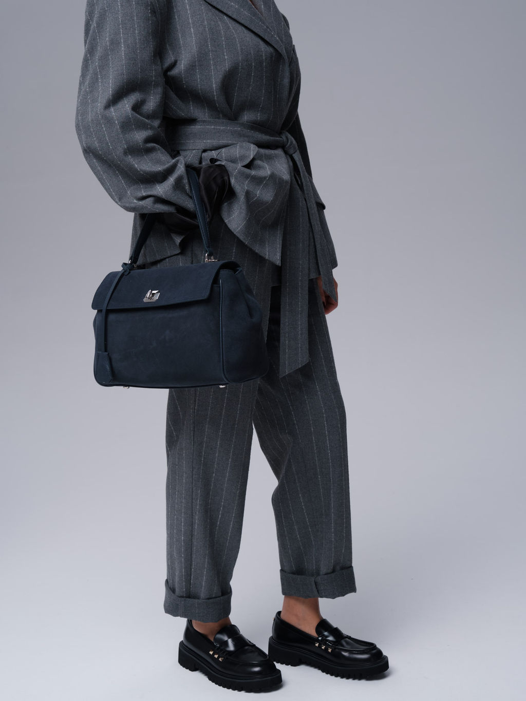 Замшевая сумка Nadi DBR 31356 синий  фото 8