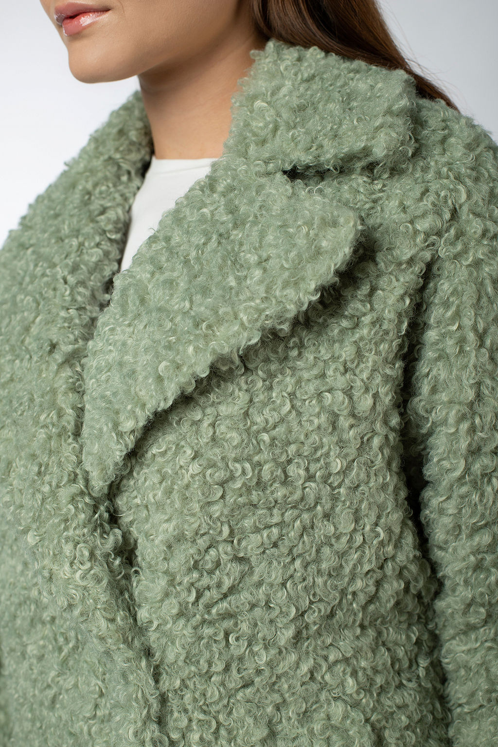 02-3158 Пальто женское утепленное - El podio фото 7