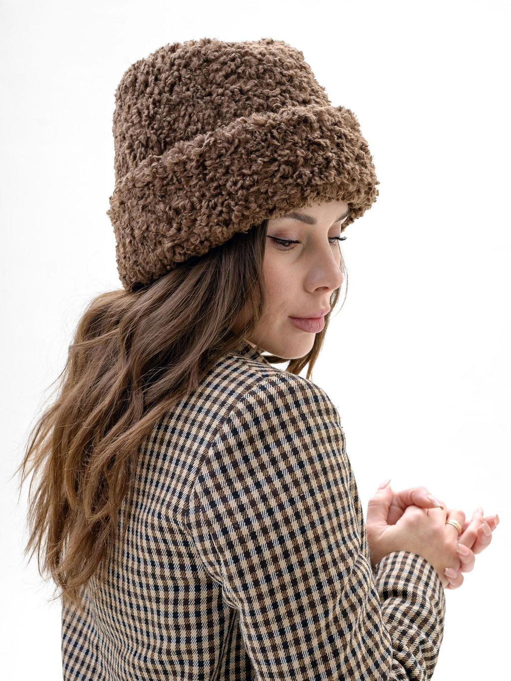 П26-171 Пилотка Тедди коричневая