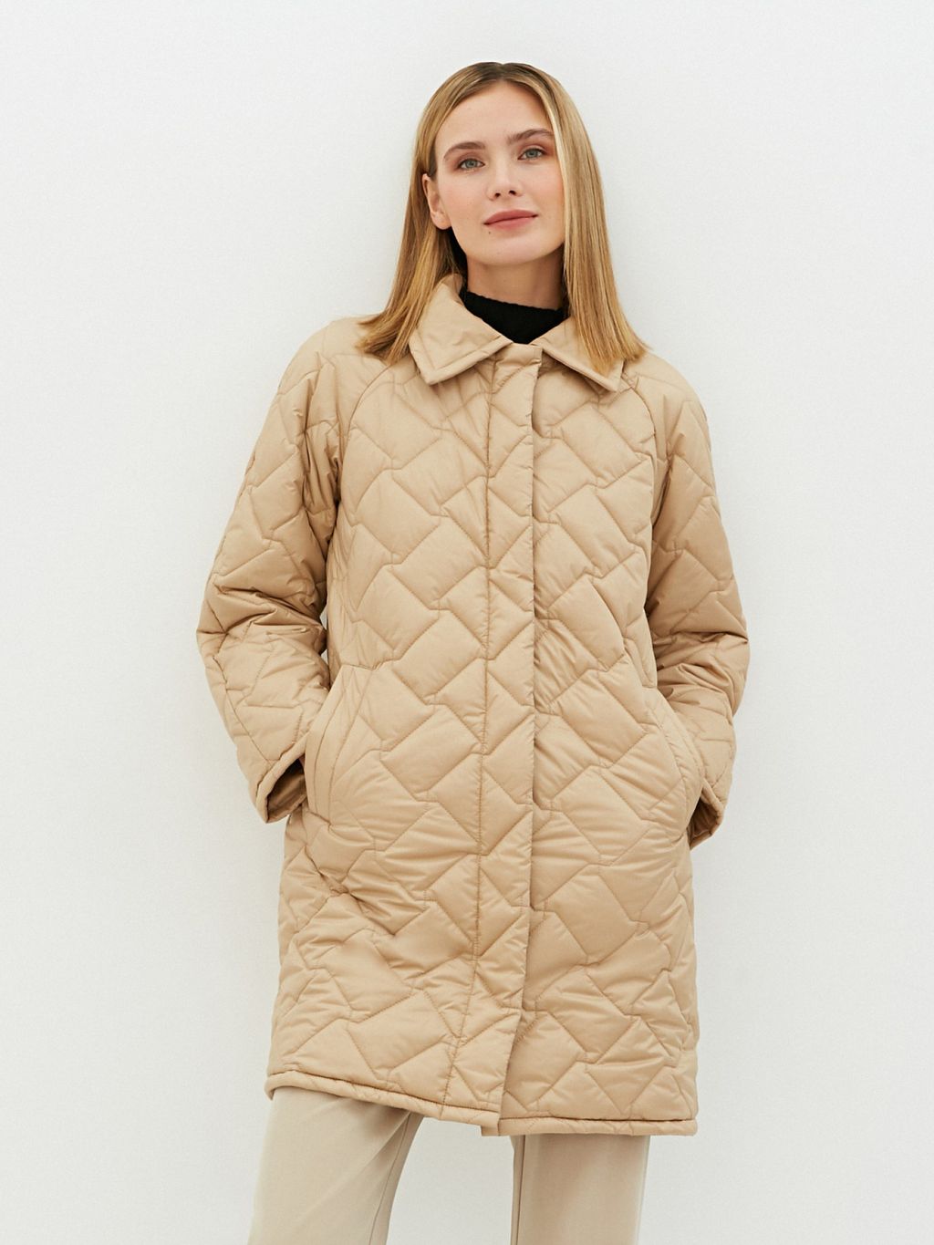Conso/SM 220114 - sand Утепленное Пальто