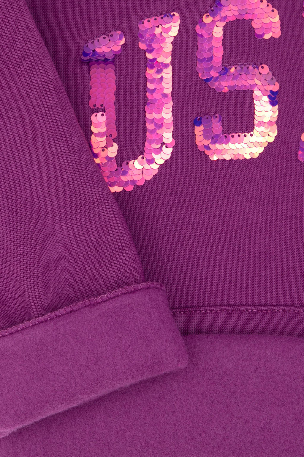 K_z _ocuk Menek_e Payet __lemeli _ardonlu Kap__onlu Basic Sweatshirt Sepette S_rpriz _ndirim - U.s. polo assn фото 4