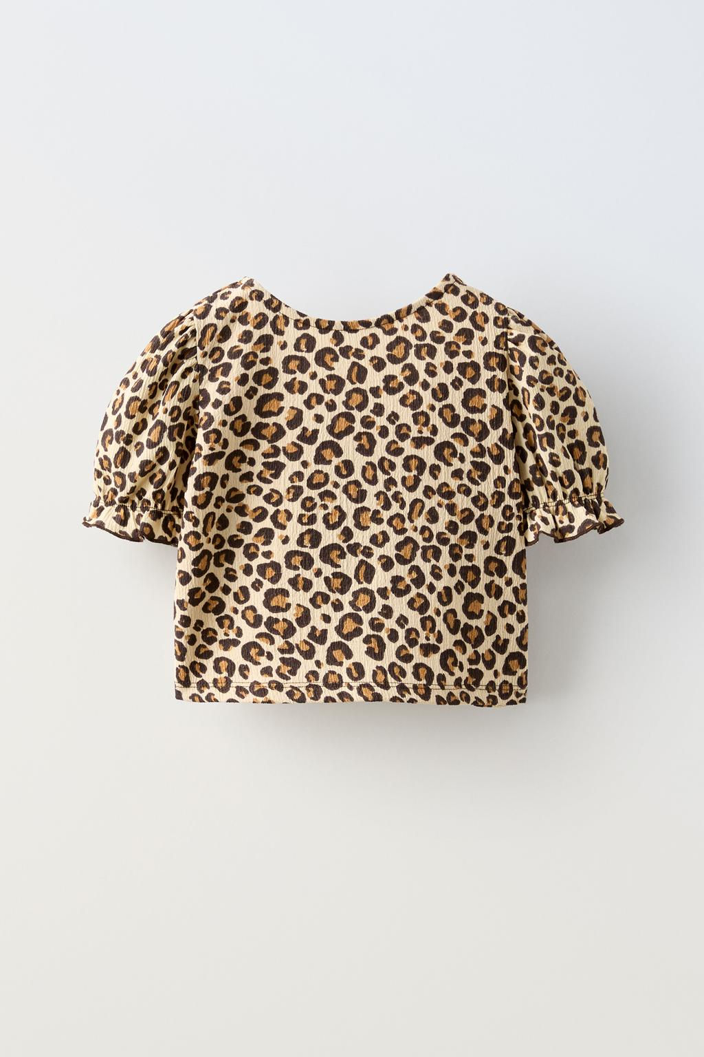 ANIMAL PRINT CREPE CO-ORD - Zara фото 3