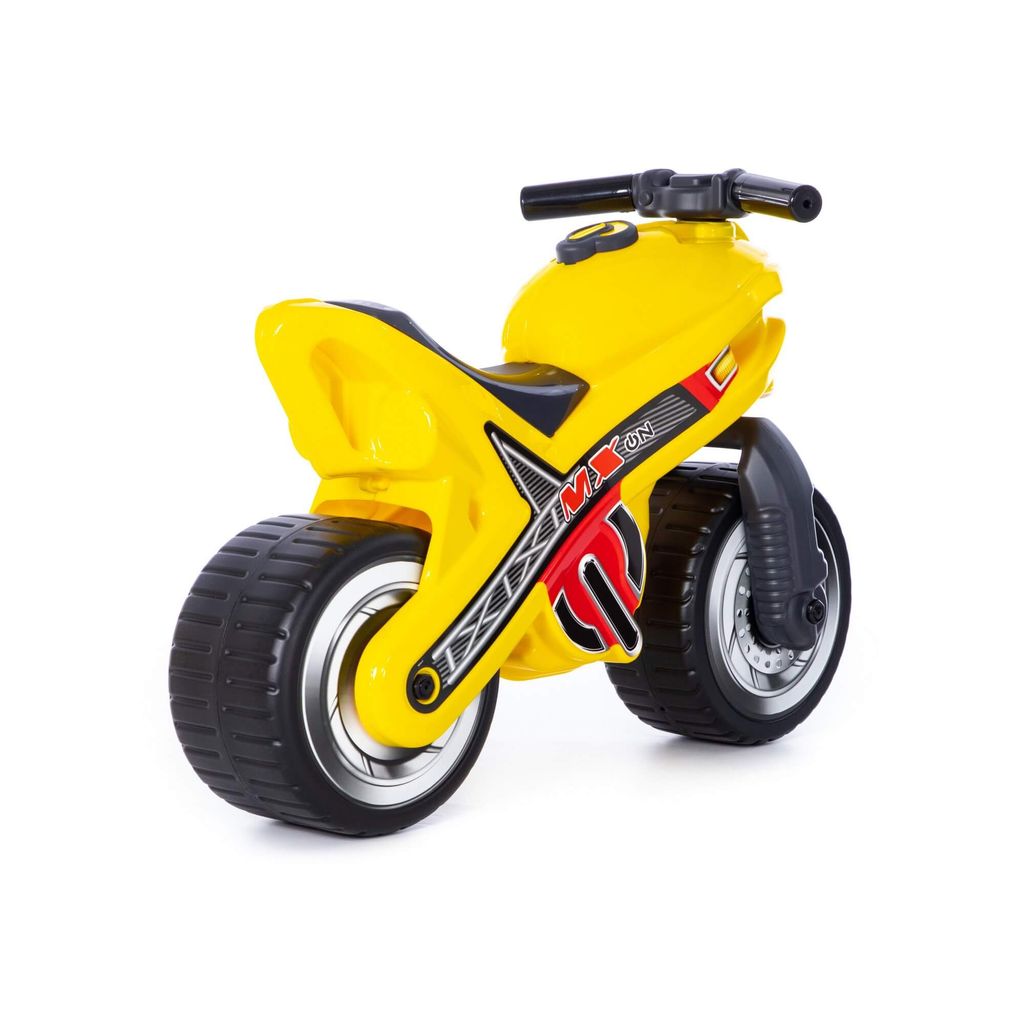 Каталка-мотоцикл МХ (жёлтая) - Полесье фото 4