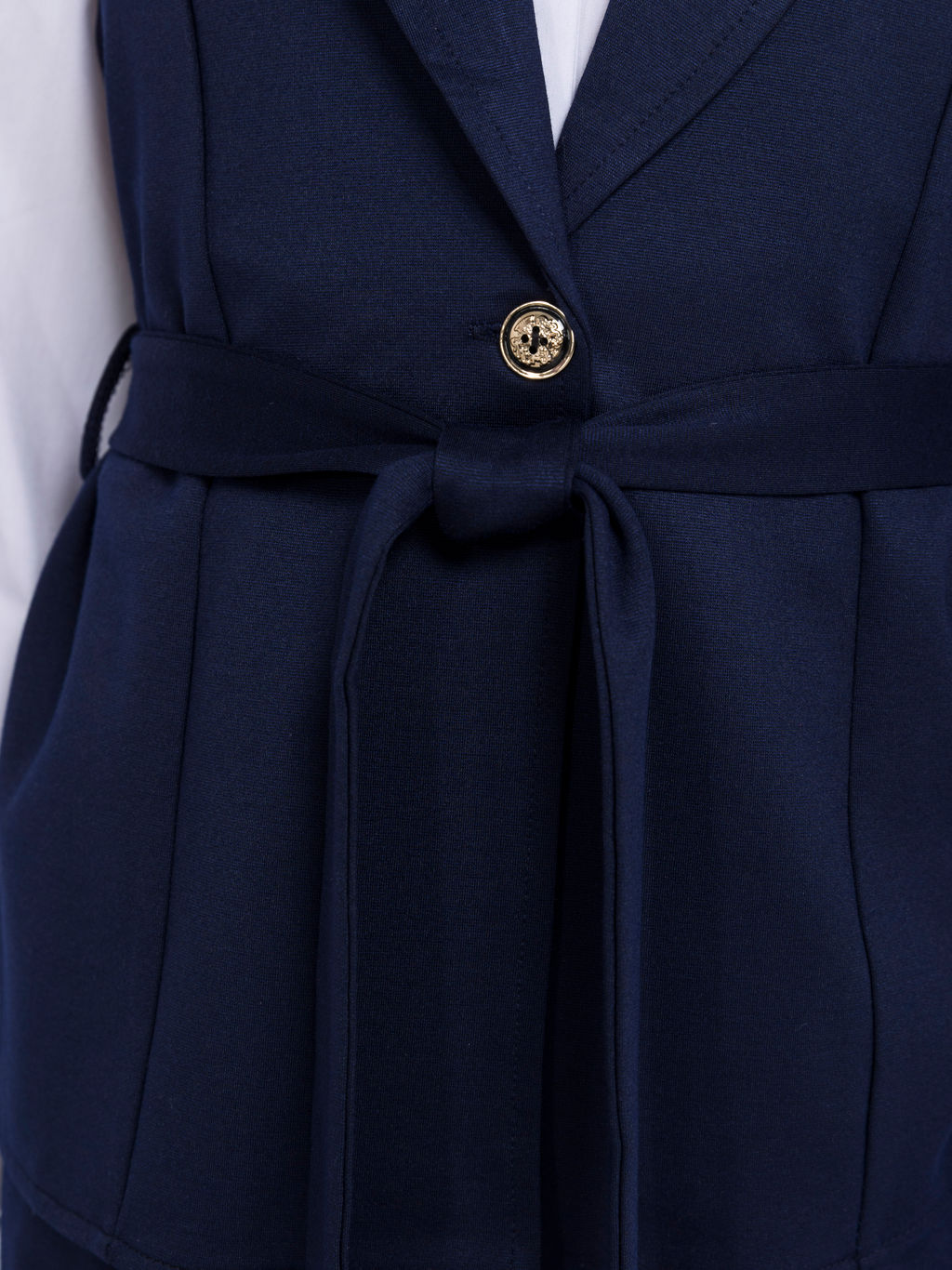 Костюм школьный (жилет, брюки) для девочек - Синий мир фото 4