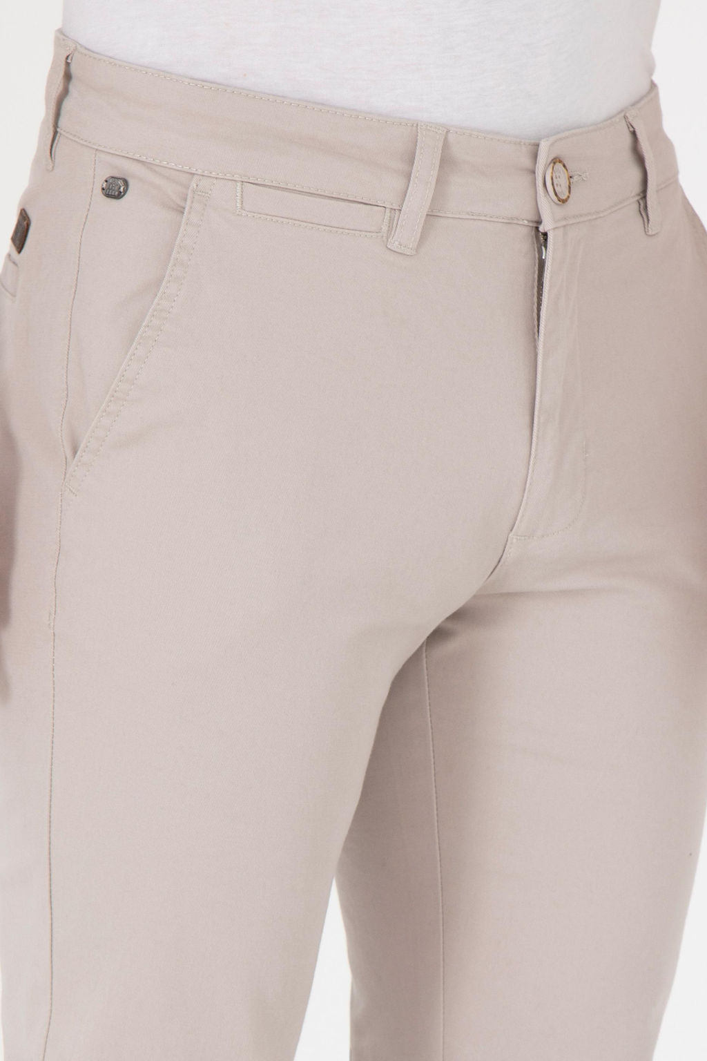 Erkek Slim Fit Ta_ Kanvas Pantolon