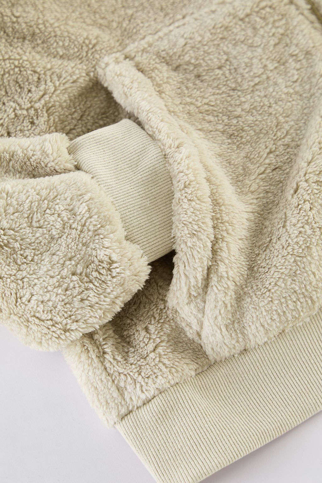 TRENDYOL MAN Bej Regular/Normal Kesim Full Fermuar Cepli Polar Kal?n Sweatshirt-H?rka TMNAW24SW00109 - Trendyolmilla фото 11