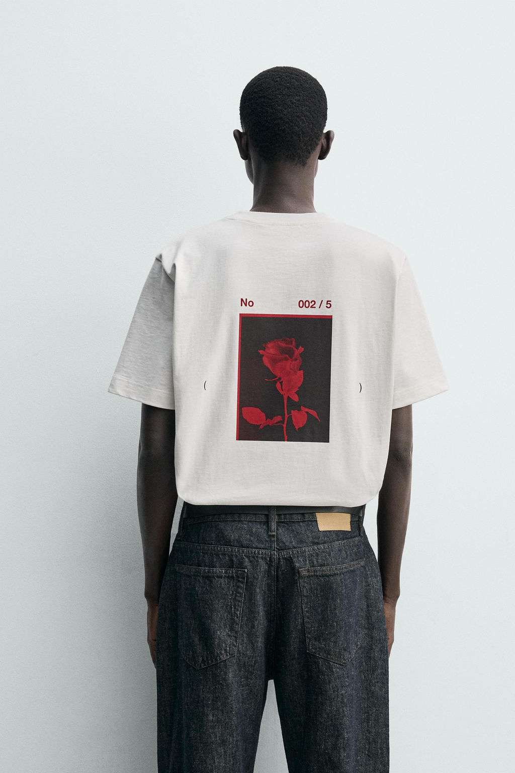 Футболка Estampación Flor белая