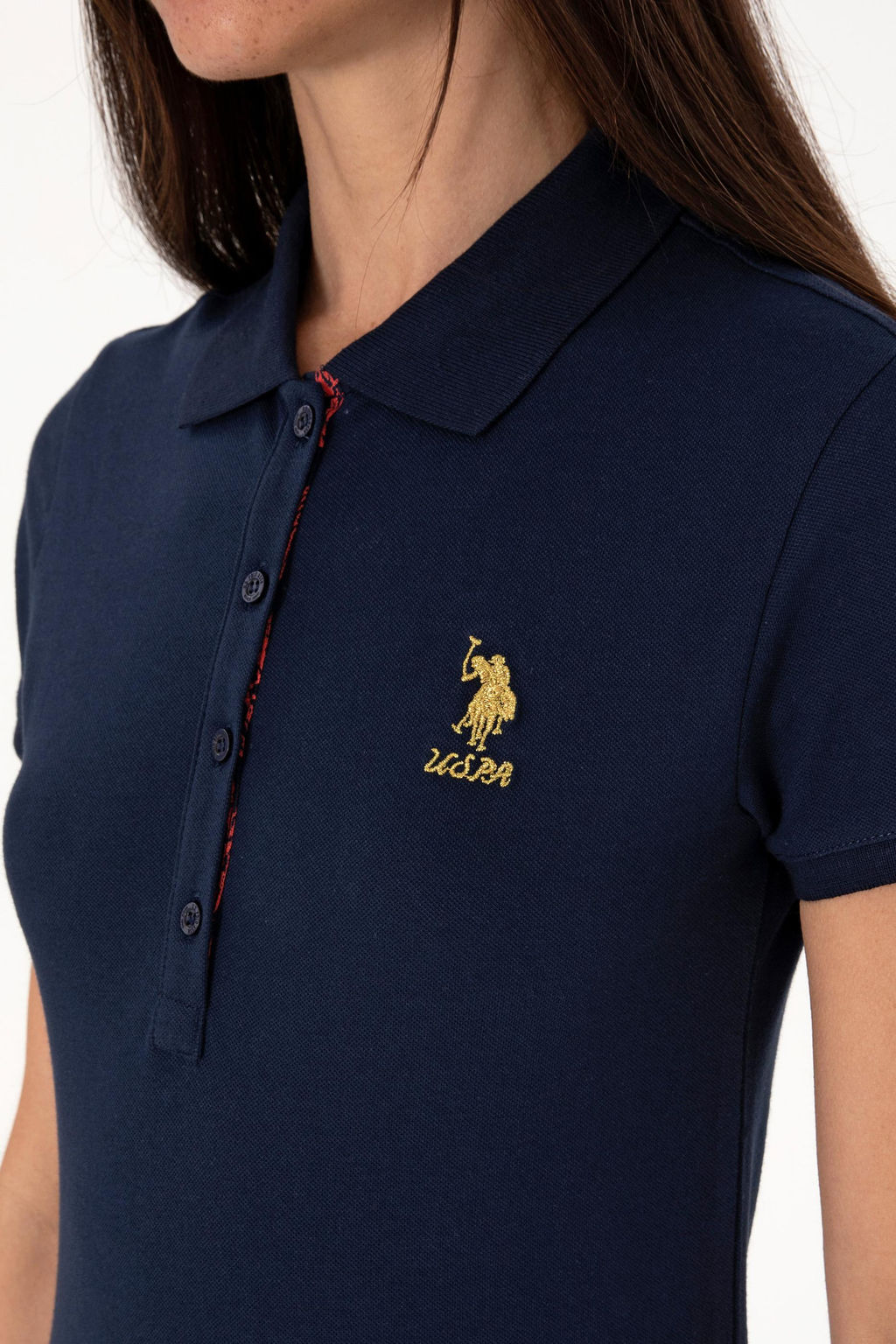 Kad_n Lacivert Basic Ti__rt - U.s. polo assn фото 7