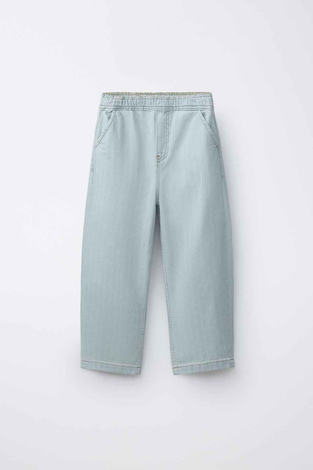 JEANS BALLOON JACQUARD / Azul - Zara фото 2