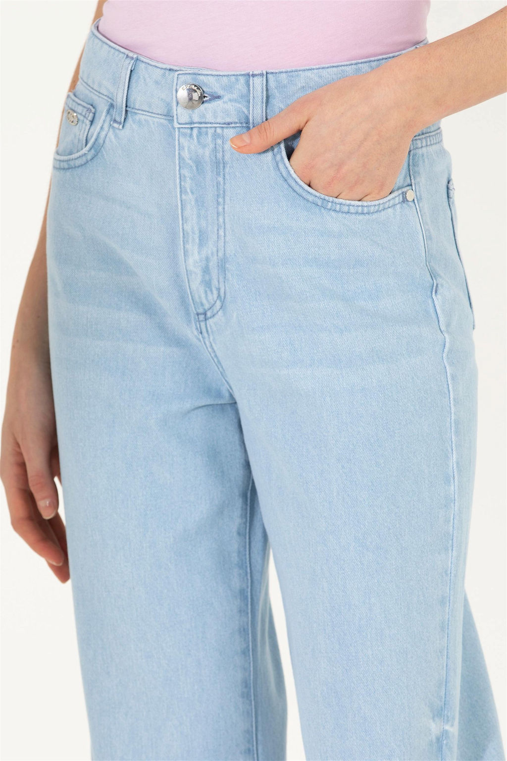 Женские голубые джинсовые брюки - U.s. polo assn фото 12