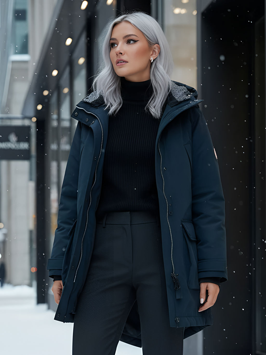 Парка зимняя ДО МИНУС 30 ,мембрана, MTFORCE , темно-синего цвета фото 29