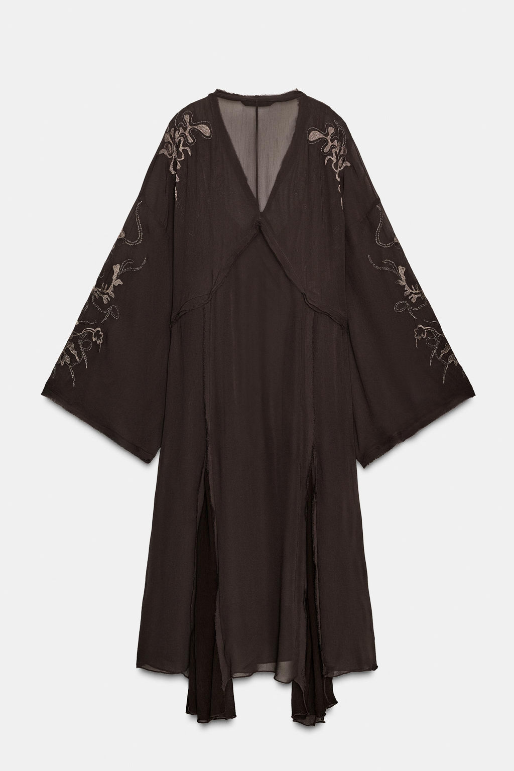 ZW COLLECTION LIMITED EDITION EMBROIDERED DRESS WITH BEADS - Zara фото 8