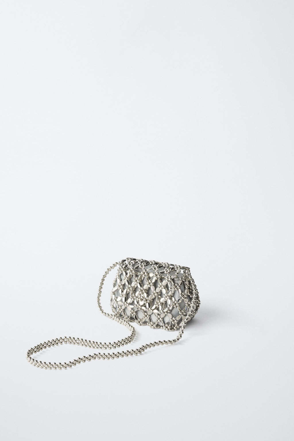BOLSO ABALORIOS / Plata - Zara фото 2