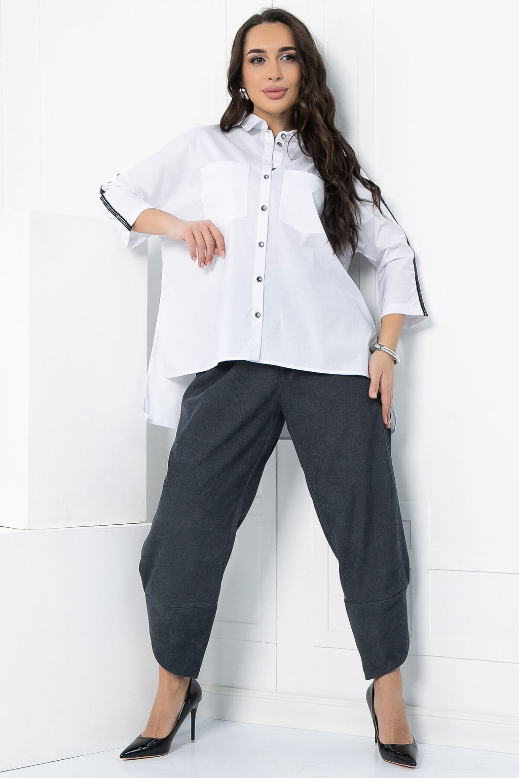 Рубашка Волшебница (белая) Б12812-10М - Lt collection фото 6