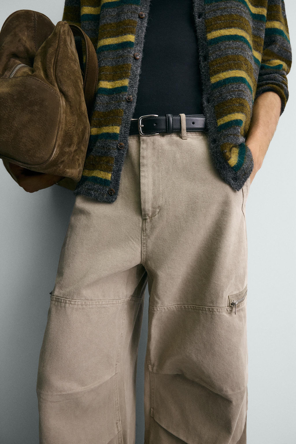 PARACHUTE CARGO TROUSERS - Zara фото 5