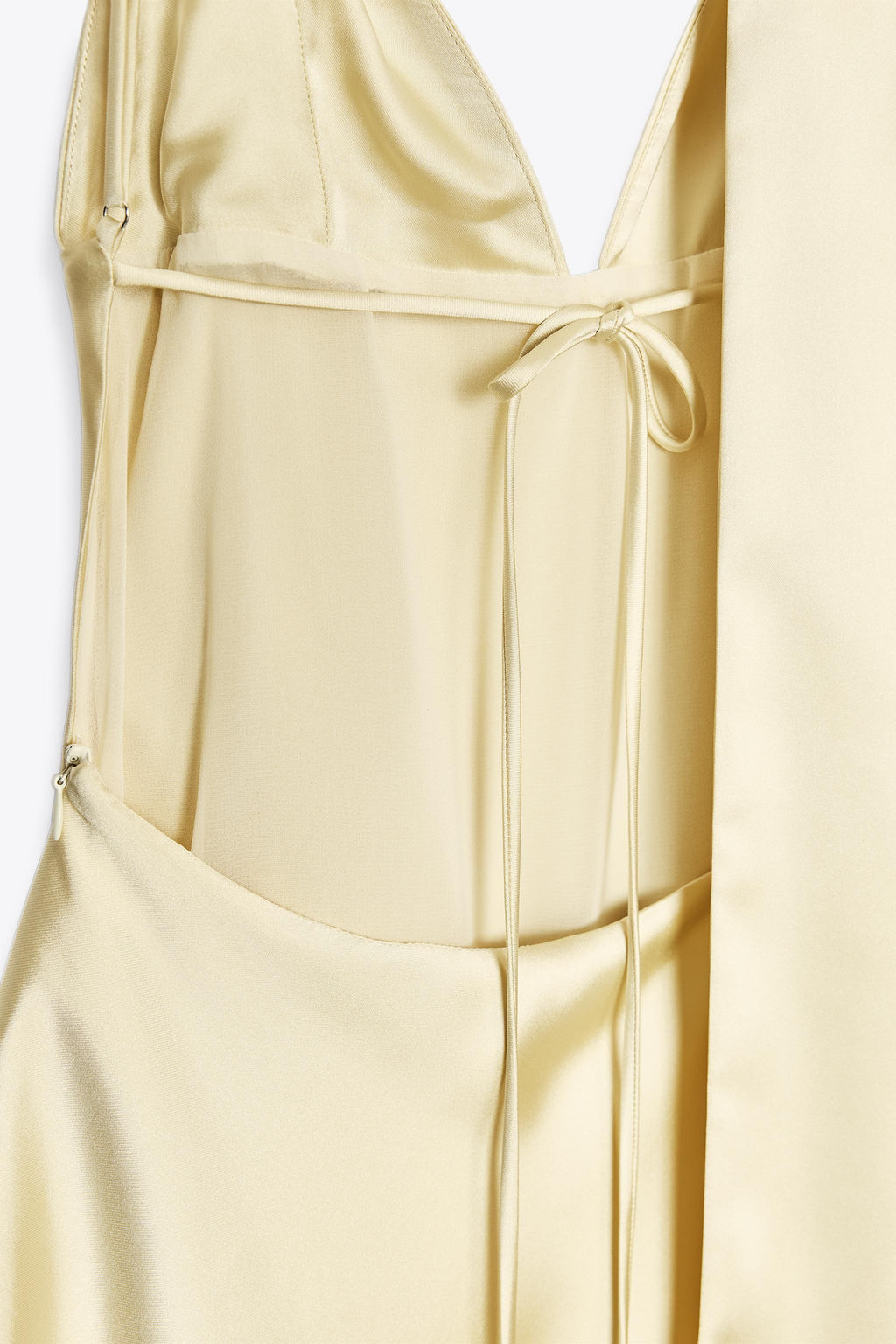 FOULARD SATIN MAXI DRESS - Zara фото 16