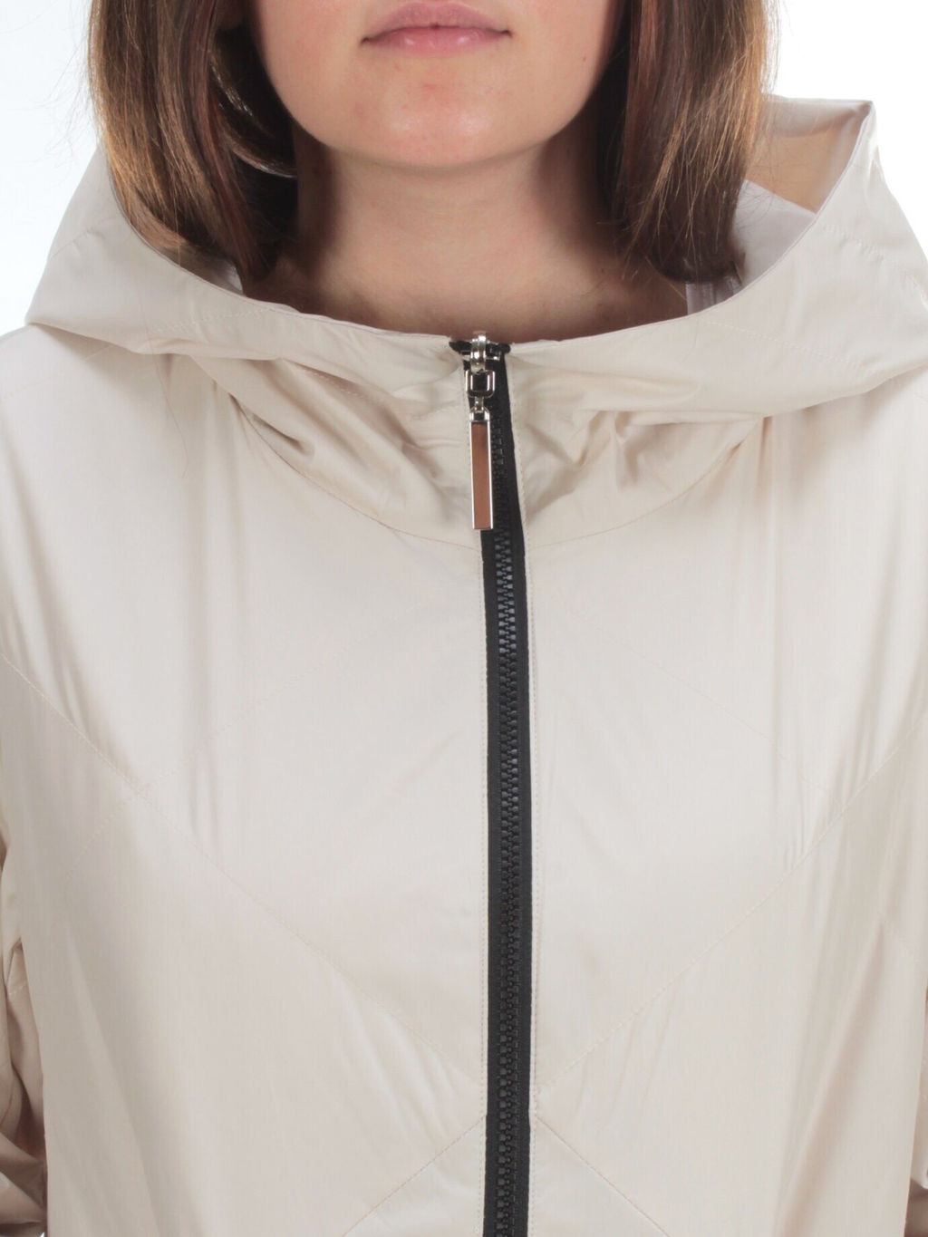 22098 MILK Куртка демисезонная двухсторонняя женская (80 гр. синтепон) - Фабричный китай фото 11