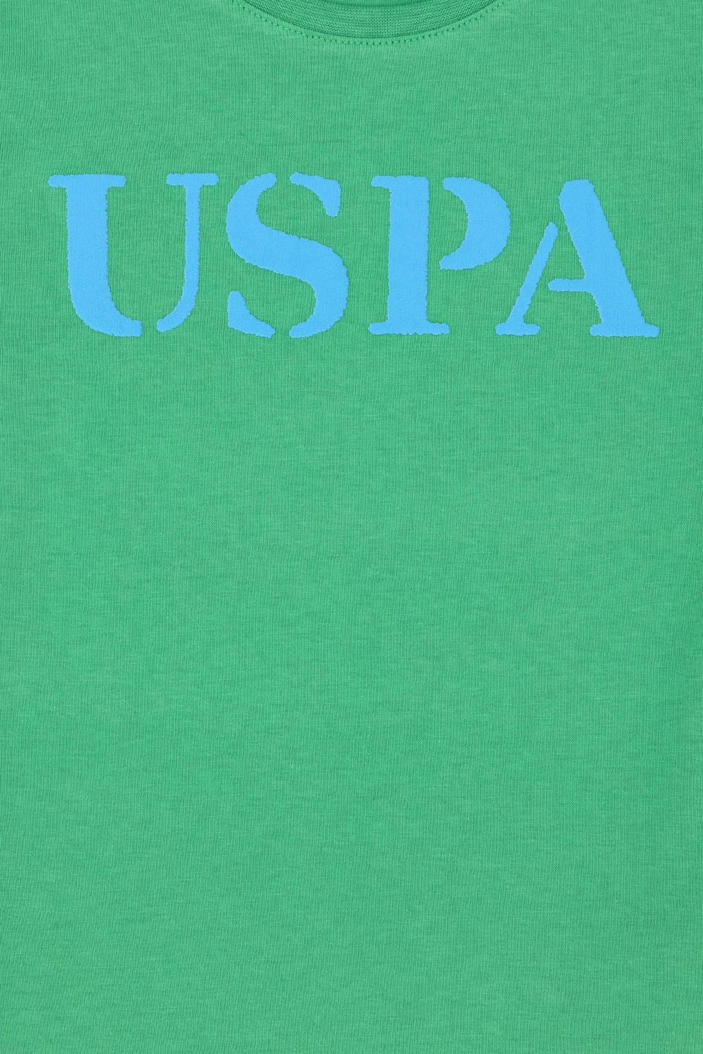 Детская зеленая базовая футболка с круглым вырезом - U.s. polo assn фото 9