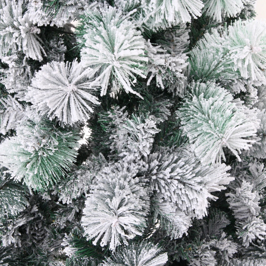 Елка "Зимняя метель" 120 см, ПВХ+леска с белым напылением (248 веток)