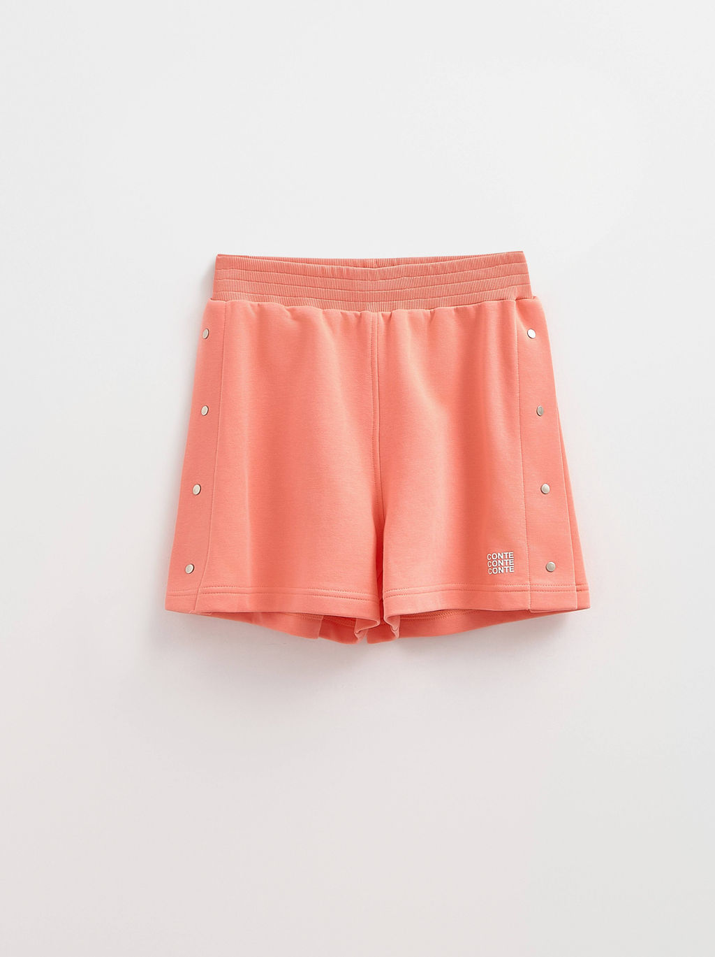 CONTE Шорты из футера с боковой вставкой на кнопках LS 2783 sugar coral