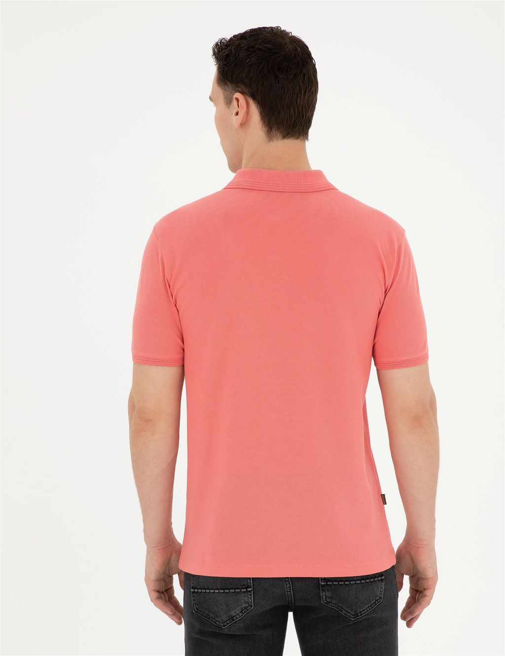 Pembe Slim Fit Basic Ti__rt