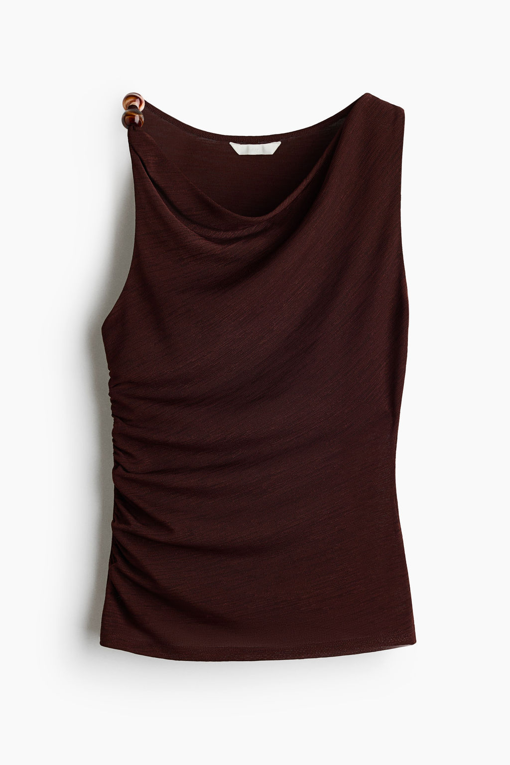 Top drapeado con cuentas decorativas - H&m фото 3
